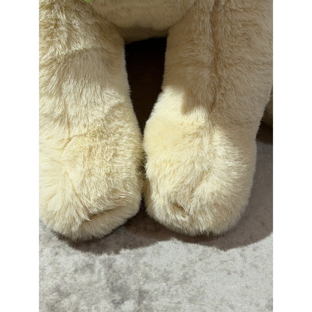 FAO Schwarz "Cheers 4 Ears" Yellow Lab Puppy Dog Plush Bunny Ears and Bowtie - Picture 4 of 16